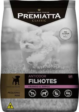 CLASSIC ANTI ODOR FILHOTE P + MINI SC 3 KG Qualita Foods para Todas Pequeno Filhotes - Sabor Frango