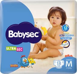 Babysec Fralda Ultrasec Galinha Pintadinha M 18 Unidades