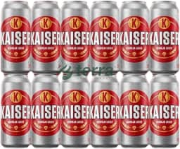 Cerveja Kaiser Pilsen – Refrescância Máxima, Sabor Inconfundível, Perfeita para Curtir com Amigos (Cerveja Kaiser Pilsen Lata 473ml 12 unidades)