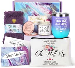 para mulheres, presentes para mulheres, para melhor amiga, cesta de presentes de feliz aniversário para mulheres, presentes de amizade para mulheres amigas, presentes para amigas colegas de trabalho irmã mãe esposa dela