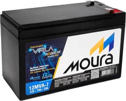 Bateria para Nobreak 12V 7Ah Estacionária Tecnologia VRLA AGM Moura
