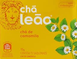 Leão Chá De Camomila Fuze Com 15 Saquinhos