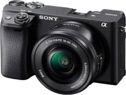 Sony Câmera Mirrorless Alpha A6400: Câmera Digital Compact Aps-C Intercambiáveis ​​Com Foco Automático De Olhos Em Tempo Real, Vídeo 4K, Tela Flip & 16-50Mm Lente E Câmeras Compatíveis Com Montagem