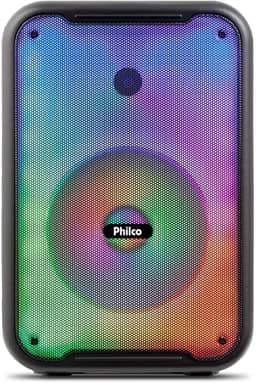 Caixa de Som Amplificada Philco Flash Lights 250W PCX3800 Bivolt