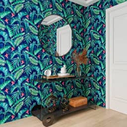 Papel de Parede Botânica Azul I Crie Paredes I Impresso em alta definição, tamanho M