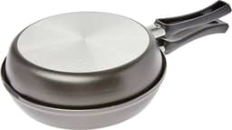 Omeleteira De Alumínio Com Revestimento Interno De Antiaderente Ø20cm Tramontina Napoli Grafite