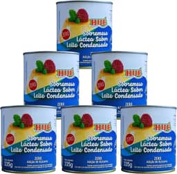 Leite Condensado Diet Hué Sem Glúten Zero Açúcar 6 Latas