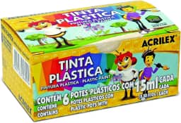 Tinta Plástica 15 ml, Acrilex, 03215, Multicor
