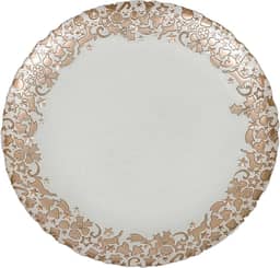 Tuut Linha Decoração Prato de Vidro para Decoração Hope 33,5cm