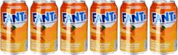 Pack de Fanta Laranja Zero lata 350ml 6 unidades