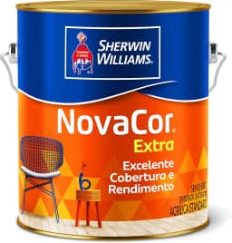 NOVACOR ACRILICO + RENDIMENTO FOSCO BRANCO 3,6 LITROS