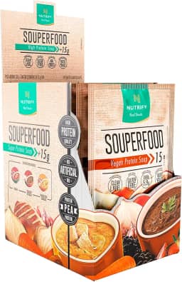 Nutrify - Sopa Vegana Superfood - Sachê de 10 unidades com 35g - Caldinho de feijão