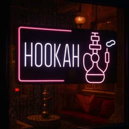 Placa de Led para Narguilé com Ícone Da-Vida Útil Estimada de 50.000 Horas, Atraia Mais Clientes!-Placa de Led Neon para Narguilé para Janela/Parede-Grande E Brilhante, Perfeita para Lo