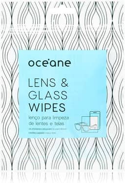 Lenço Limpeza para Lentes E Telas, Lens & Glasses Wipes 2 Go, 6 Un, Océane, Océane, Branco