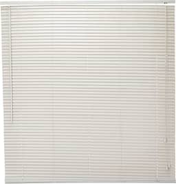 Atlas - Persiana Horizontal de PVC e Lâmina de 25mm, Tamanho 120 x 130 cm, Cor Cinza