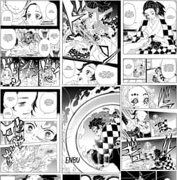 Papel de Parede Lavável Adesivo Autocolante Decoração Anime Mangá Demon Slayer 3 Metros