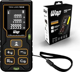 WAP Trena Digital a Laser TLP 40, Tela LCD e Desligamento Automático, 40 Metros, Resistente à Água e Impactos Baixos