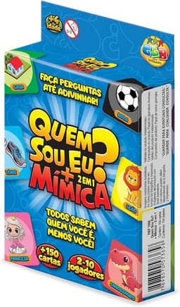 Jogo Quem Sou Eu? + Mímica GGB Plast