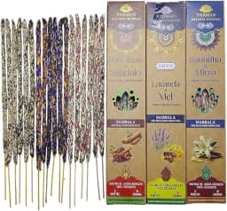 Kit Incenso Natural Parman Massala 3 Aromas - Intensos e energéticos