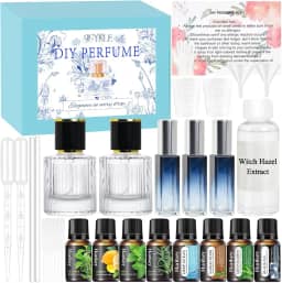 Kit de fabricação de perfume - faça você mesmo para fazer perfume para homens, faça seu próprio perfume com óleo essencial, frasco de spray, fabricante de fragrâncias masculinas, conjunto de