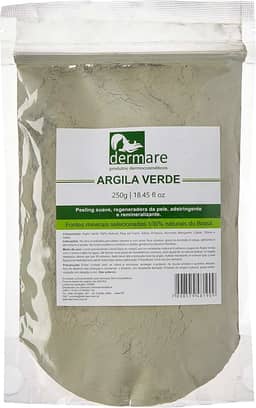 DERMARE Argila Verde Para Pele Oleosa 250G Dermare