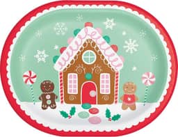 Travessas ovais Holiday Sweets, 8 unidades