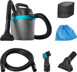 WAP Aspirador de Pó e Água Barril GTW COMPACT, Compacto, 5,5 Litros, com Filtro Lavável, 150mbar 1400W 127V