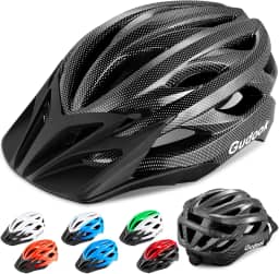 Capacetes de bicicleta para homens – Capacete de bicicleta feminino adulto – Capacete de ciclismo leve e ajustável com viseira removível para ciclistas de estrada de montanha