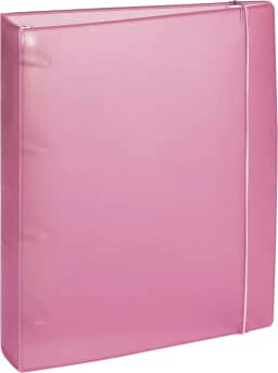 Acrimet Fichário Universitário 4 Argolas A4, Cor Rosé Clear, 805.3