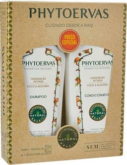 Phytoervas Kit Shampoo E Condicionador 250Ml Hidratação Intensabranco Branco