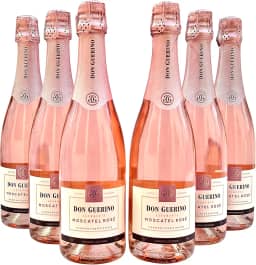 Espumante Don Guerino Brut Rosé Moscatel | Kit Com 6 Garrafas | Oferta
