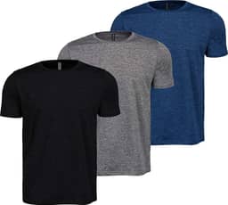 Kit 3 Camisetas Masculina Dry Fit Esportivo Anti-Odor Treino academia fitness do M ao G1
