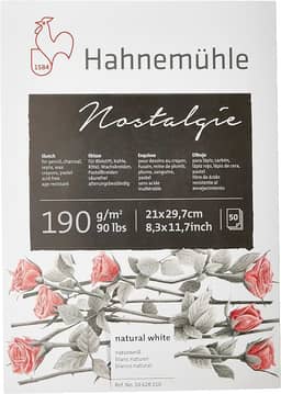 Desenho Nostalgie 190 g/m², A4, 50 fls