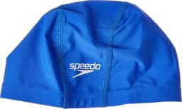 Touca de Natação Infantil, Speedo, Xtrafit Junior, Tecido Elástico com Proteção UV e Secagem Rápida, Conforto Anatômico