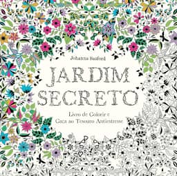 Jardim secreto: Livro de colorir e caça ao tesouro antiestresse