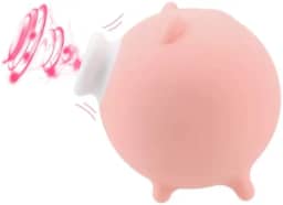 Sugador de Clitóris e Mamilos Porquinho 10 Modos de Velocidade