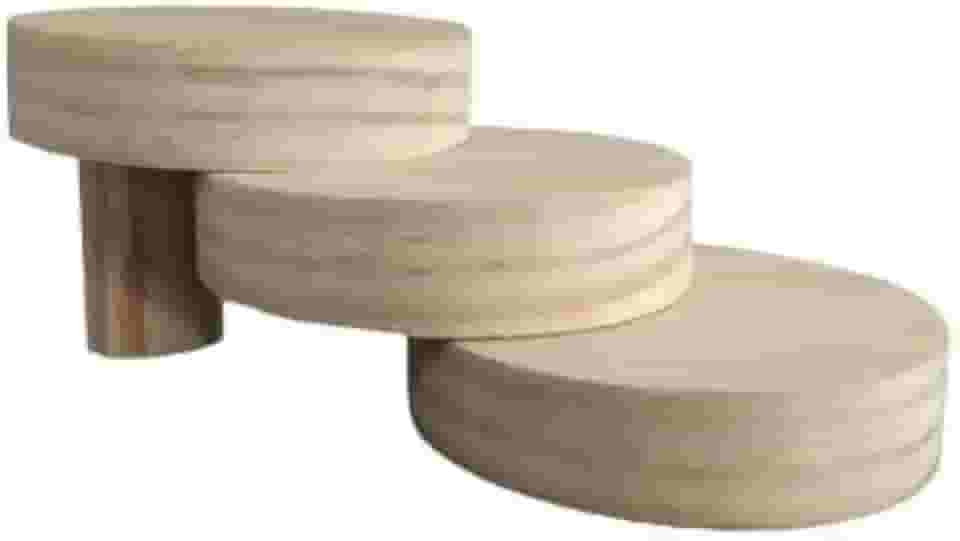 Escadinha para Hamsters e Pequenos Roedores em Madeira 3 degraus