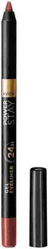 Lapis Delineador em Gel Para Olhos 24h 1,2g - Avon Power Stay (Marsala)