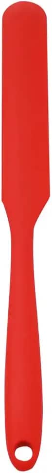 Mimo Style Espátula Reta de Confeitar, Ideal Para Uniformizar Recheios e Alisar Coberturas, Suporta Altas e Baixas Temperaturas, Inteiramente de Silicone Alimentícia na Cor Vermelha, Modelo: SN21036V