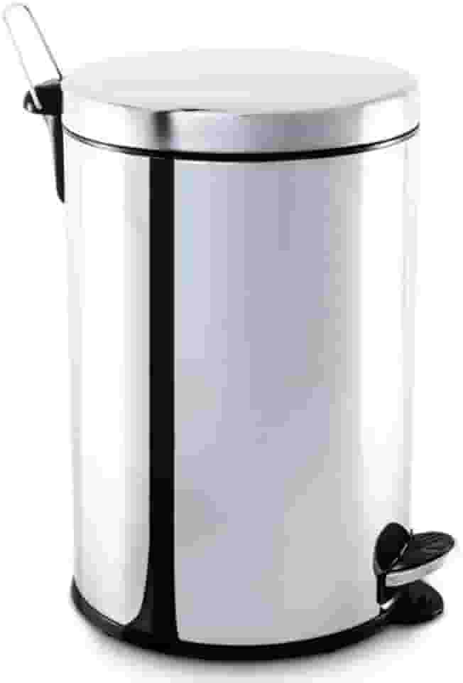 Brinox - Lixeira Inox Com Pedal E Balde 20L Decorline - Aço Inox
