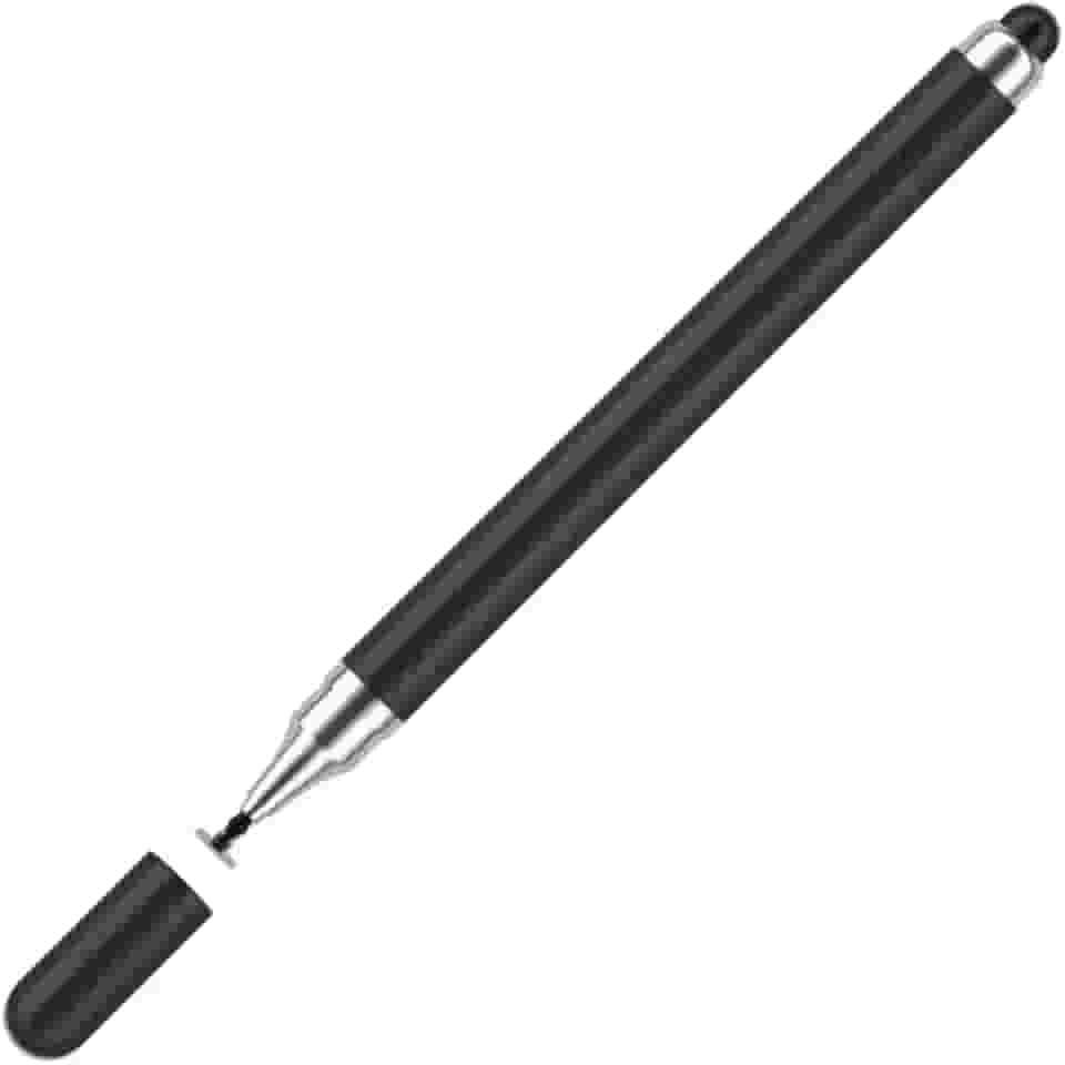 Caneta Stylus Touch Screen Universal 2 em 1 – Para Smartphones, Tablets e Telas Touchscreen Compatível com iOS e Android
