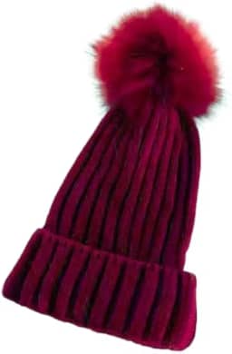 touca gorro pompom feminino forrado e quentinho
