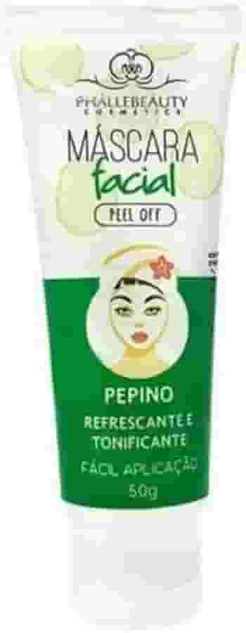 Máscara Facial Peel Off Phallebeauty Pepino 50gr