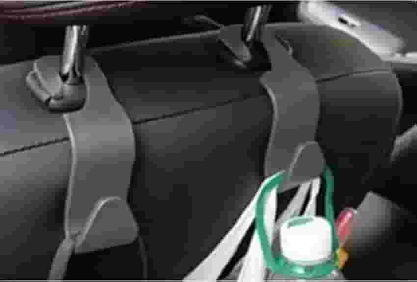 2 gancho para encosto de banco de carros para sacolas bolsas