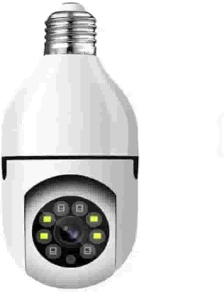 Câmera IP Lâmpada 8177 WiFi Full HD 1080p com Visão Noturna, Bivolt, Detecção de Movimento e Áudio Bidirecional