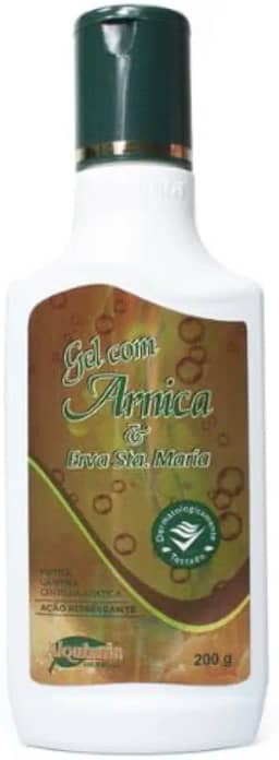 Gel com Arnica e Erva Santa Maria 200g Massagem Suave e Frescor
