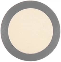 Tapete redondo de silicone para macarons e biscoitos - Forro de forno antiaderente para assar, pizza, bolo, pão (cinza)