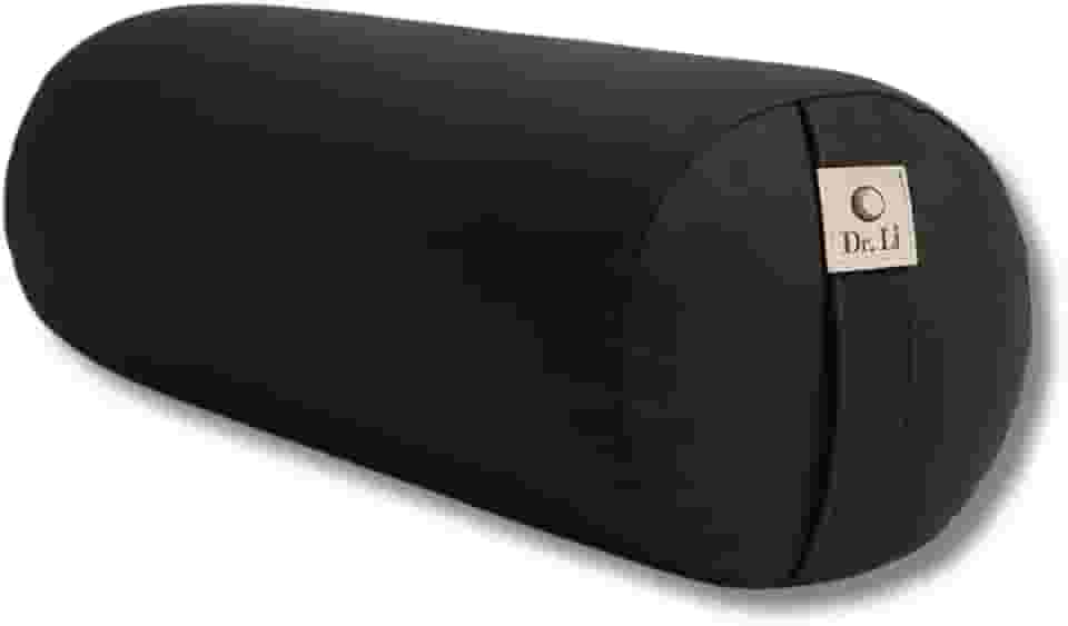 Dr. Li - Almofada Bolster para Yoga, Pilates, Meditação e Fisioterapia – Apoio Anatômico, Ergonômico, Cilíndrico, Tecido Premium, 25x70cm e Resistente