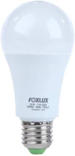 Foxlux Lâmpada LED Bulbo 9W 3000K Bivolt