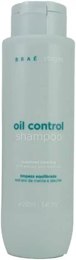 Shampoo Braé Stages Anti Oleosidade - Controle de Oleosidade Duradouro, Cabelo Soltinho, 250ml - BRAÉ